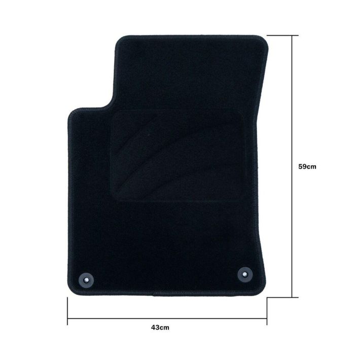 Alfombrilla para Coche OCC Motorsport OCCCT0010LOG 4 Alfombrilla para Coche OCC Motorsport OCCCT0010LOG 4