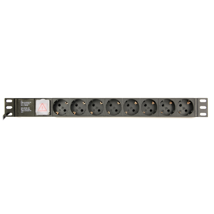 Gembird EG-PDU-014-C14 Unidad de Distribución de Energía (PDU) 8 Salidas AC, Rack 1U, C14, 16A, 3680W, 3m Cable, Negro Gembird EG-PDU-014-C14 Unidad de Distribución de Energía (PDU) 8 Salidas AC, Rack 1U, C14, 16A, 3680W, 3m Cable, Negro