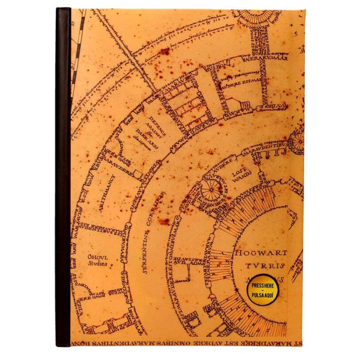 Cuaderno A5 Mapa del Merodeador Harry Potter 0 Cuaderno A5 Mapa del Merodeador Harry Potter 0