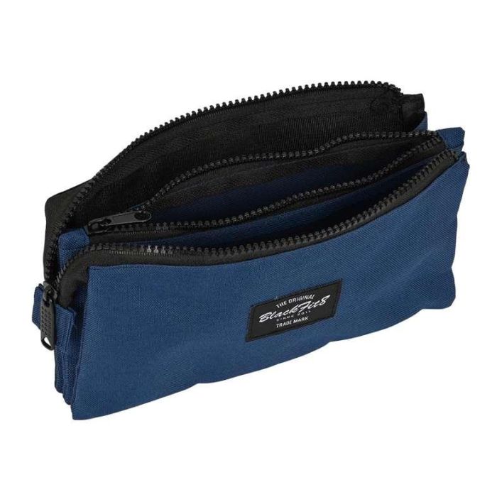 Portatodo Triple BlackFit8 Urban Negro Azul marino (22 x 12 x 3 cm) 2 Portatodo Triple BlackFit8 Urban Negro Azul marino (22 x 12 x 3 cm) 2