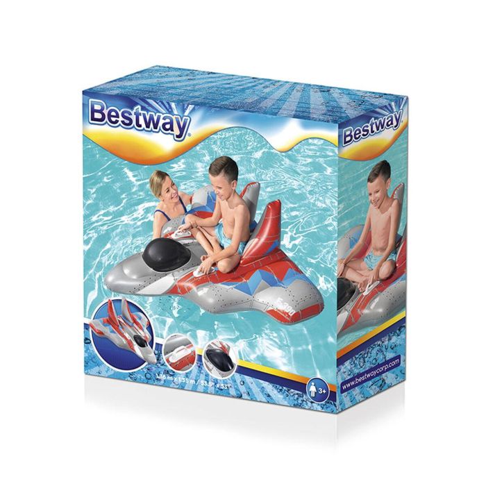 Bestway Figura Hinchable Nave Espacial con Asas 136x135 cm +3 Años Playa y Piscina 41443 6