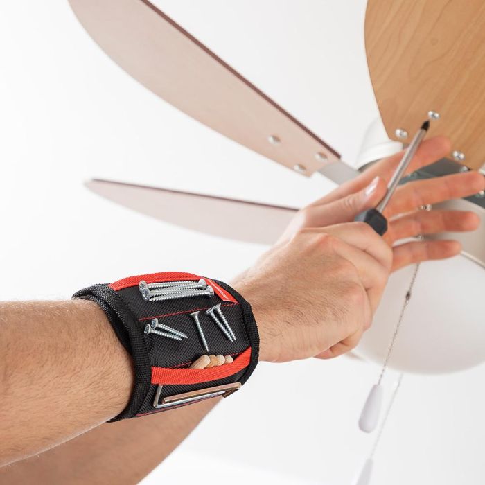 Muñequera Magnética para Bricolaje WrisTool InnovaGoods 6 Muñequera Magnética para Bricolaje WrisTool InnovaGoods 6