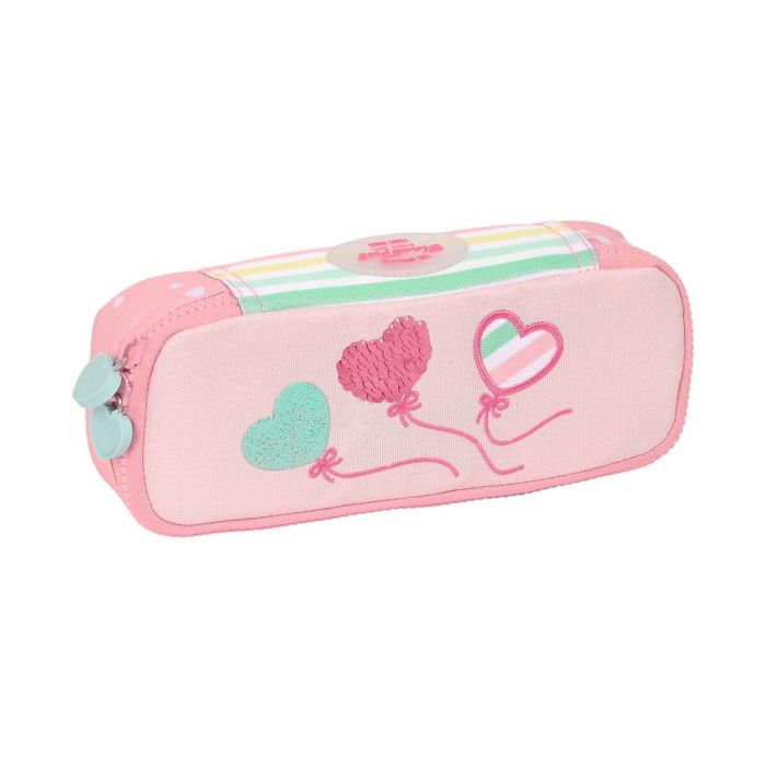 Estuche Escolar BlackFit8 Globitos 22 x 5 x 8 cm Rosa 3