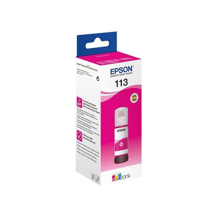 Epson Tinta Bote Magenta Ecotank 127 ML para ET-5850, ET-5800, ET-16650, ET-16600, ET-5880, ET-5170 - Nº 113 1 Epson Tinta Bote Magenta Ecotank 127 ML para ET-5850, ET-5800, ET-16650, ET-16600, ET-5880, ET-5170 - Nº 113 1