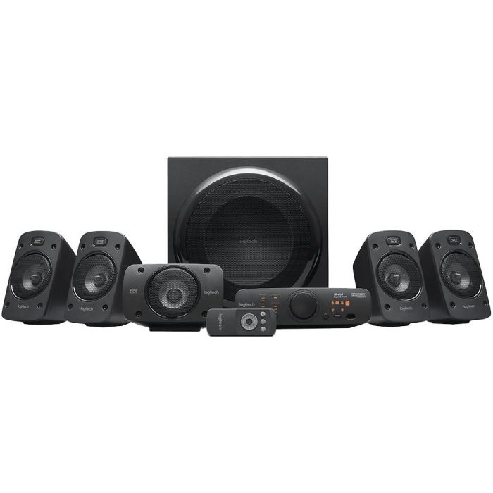 Logitech Z906 Altavoces 5.1 Surround Sound 500W RMS con Certificación THX, Dolby Digital y DTS para PC, MAC, Consolas y TV 12 Logitech Z906 Altavoces 5.1 Surround Sound 500W RMS con Certificación THX, Dolby Digital y DTS para PC, MAC, Consolas y TV 12