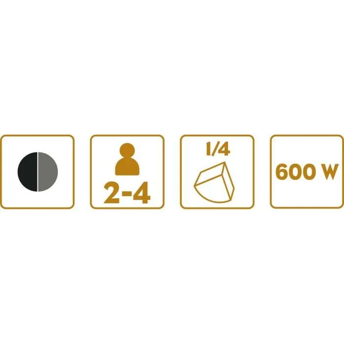 Little Balance Raclette 4 personas, 600 W, Diseño Meuuuh / Acero inoxidable 1