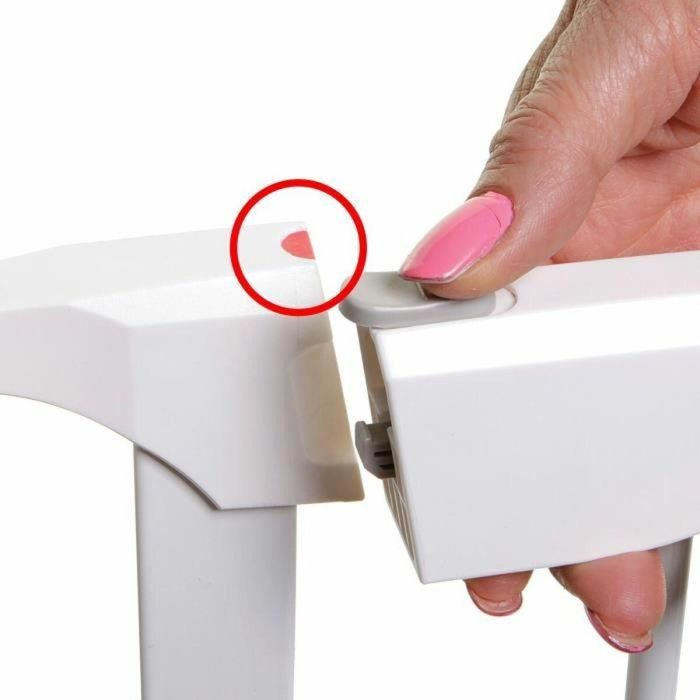 Dreambaby AAAAL83405 Barrera de seguridad Newport 3 paneles Bidireccional 85,5-200 x 74 cm Blanco 4