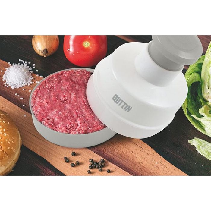 Prensa Hamburguesas Manual Quttin - Plastico (18 Unidades) 4 Prensa Hamburguesas Manual Quttin - Plastico (18 Unidades) 4