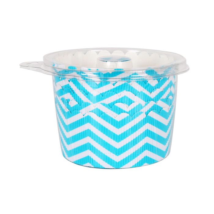 Quttin Set de 5 Moldes para Horno Savarin, Diseño 12x6, 16x19x11 cm (12 Unidades) 5