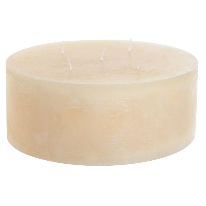 DKD Home Decor Vela Basicos de Cera Crema, 5 Mechas, 80 Horas, 4400 gr, 25 x 25 x 10 cm 2 DKD Home Decor Vela Basicos de Cera Crema, 5 Mechas, 80 Horas, 4400 gr, 25 x 25 x 10 cm 2