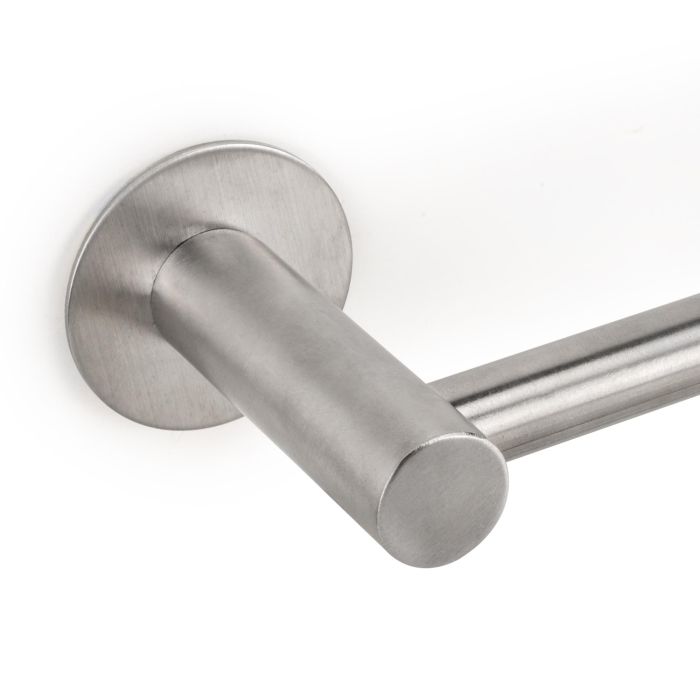 Emuca Colgador adhesivo de cocina con 5 ganchos Supra, Acero inoxidable 5