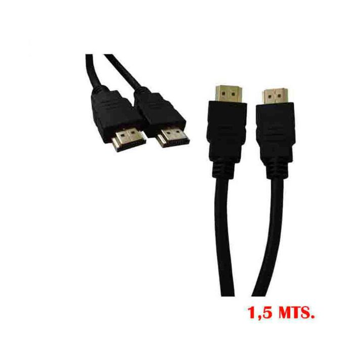 Cable HDMI EDM 51230 Negro 1,5 m 1 Cable HDMI EDM 51230 Negro 1,5 m 1