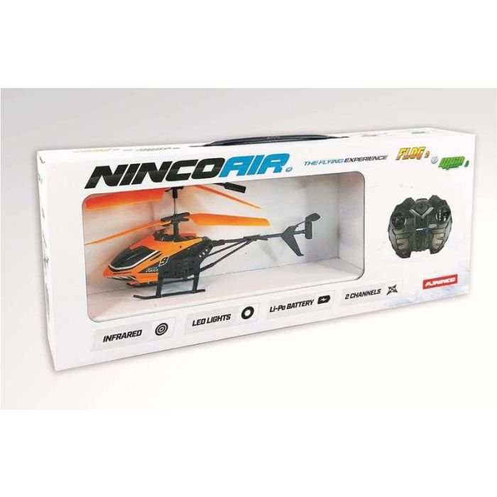 Helicoptero radio control flog 2 con infrarrojos y 2 canales ¡perfecto para practicar en casa! 21x9,5x15 cm 3 Helicoptero radio control flog 2 con infrarrojos y 2 canales ¡perfecto para practicar en casa! 21x9,5x15 cm 3