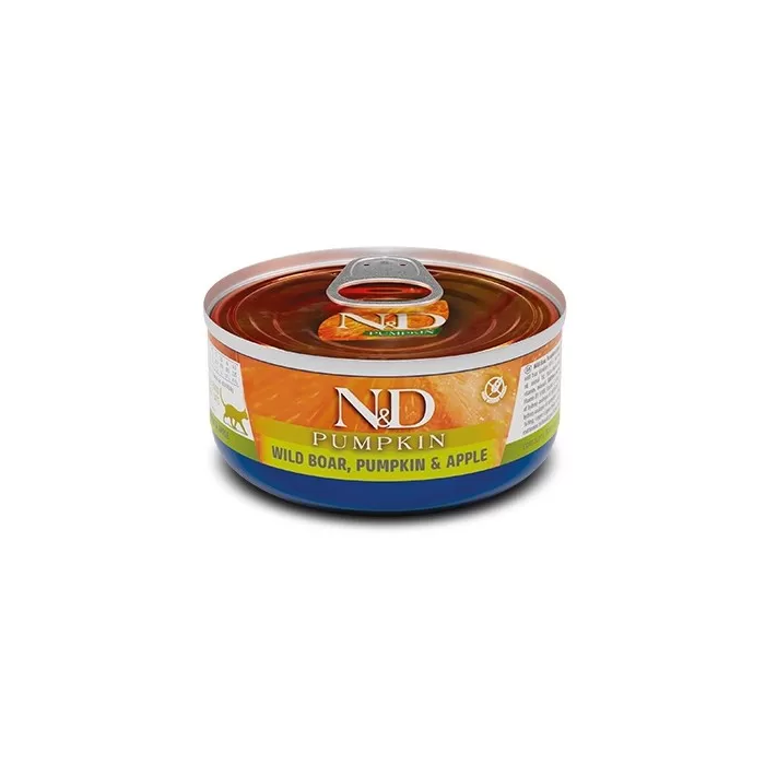 Farmina N&D Cat Pumpkin Jabalí Caja 24x70 gr Farmina N&D Cat Pumpkin Jabalí Caja 24x70 gr