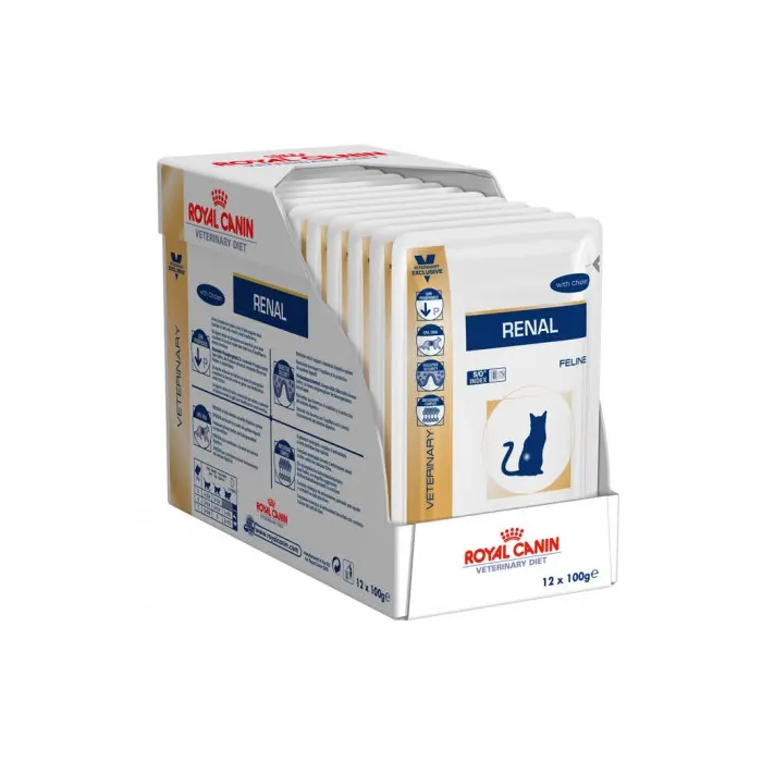 Royal Canin Feline Renal Beef 12x85 gr Sobres