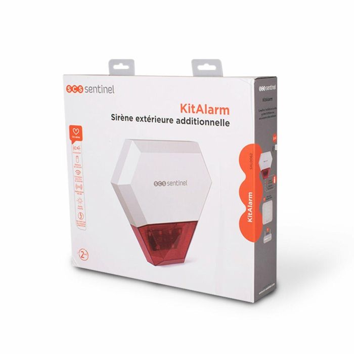 SCS Sentinel Sirena exterior cableada adicional KitAlarm SCS3701085205768 - Alcance 80m - Alerta sonora y luminosa 1 SCS Sentinel Sirena exterior cableada adicional KitAlarm SCS3701085205768 - Alcance 80m - Alerta sonora y luminosa 1
