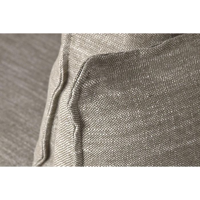 DKD Home Decor Sofá Horeca de Lino Arena 260x104x90 cm con 7 Cojines 5