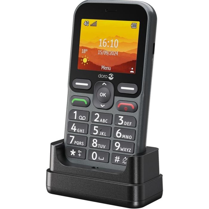 Doro Leva L10 graphite Teléfono Móvil 4G, Pantalla 2.4", Cámara 2MP, SIM Única, Batería 1150 mAh, Negro 5