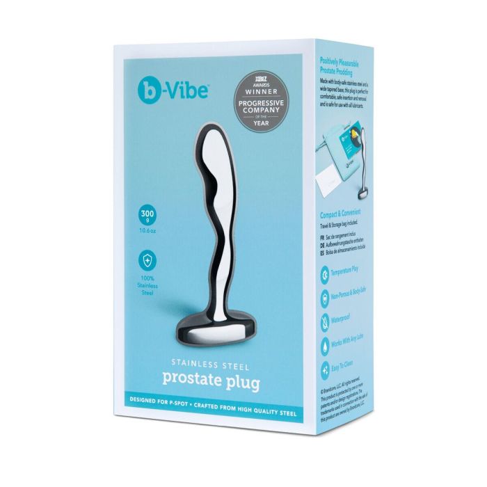 Plug Anal B-Vibe Plateado 1 Plug Anal B-Vibe Plateado 1