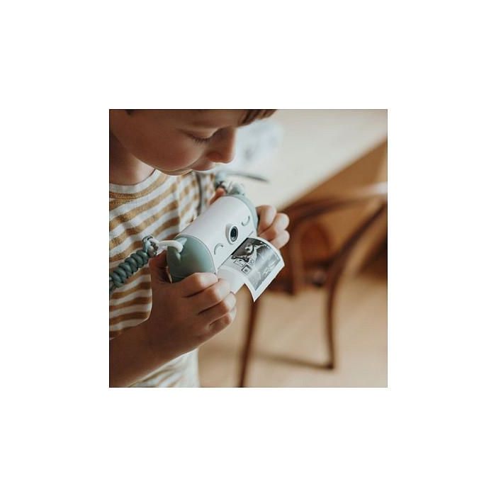 Kidywolf Sofortbildkamera e Impresora Instantánea para Niños, Cámara Digital Infantil con Pantalla 2.4", 8 MP, SD, USB-C - Verde y Blanco 12