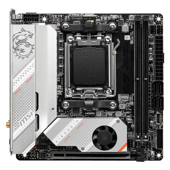 MSI MPG B650I Edge WiFi Placa Base AM5 DDR5 Wi-Fi 6E Bluetooth 5.2 AMD B650 para Procesadores Ryzen 7000 Series 1