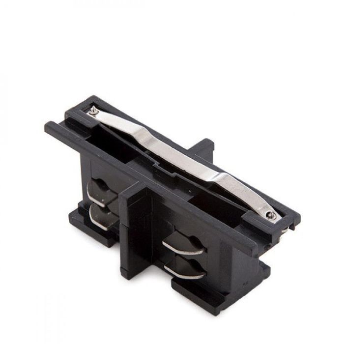 Conector Recto Carril Trifásico Negro Conector Recto Carril Trifásico Negro