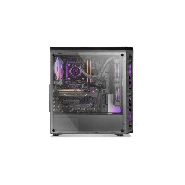 NOX Hummer TGM Chasis Torre Midi Negro con Iluminación RGB, Paneles Cristal Templado, ATX/Micro-ATX/Mini-ITX 1 NOX Hummer TGM Chasis Torre Midi Negro con Iluminación RGB, Paneles Cristal Templado, ATX/Micro-ATX/Mini-ITX 1