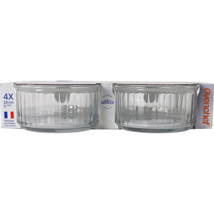 Duralex Set 4 Ramequin Transparente Ovenchef 24 cl (12 Cajas)