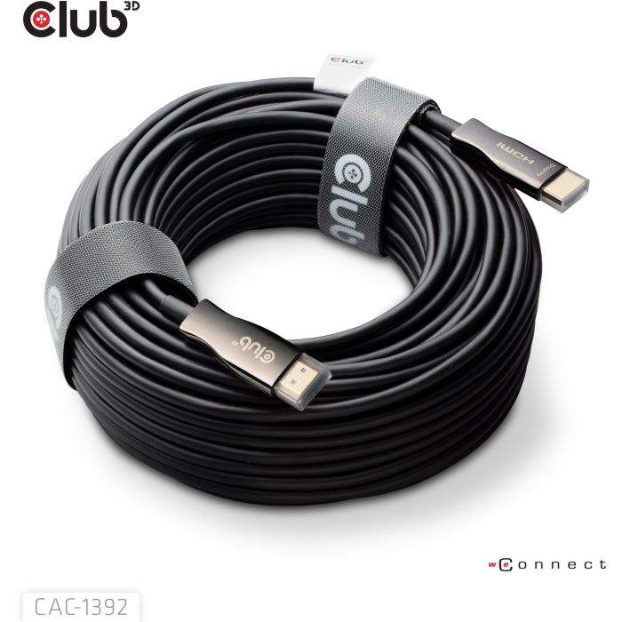 Club3D HDMI-Kabel A -> A 2.1 aktiv opt. 8K60Hz UHD 30 Meter retail 2 Club3D HDMI-Kabel A -> A 2.1 aktiv opt. 8K60Hz UHD 30 Meter retail 2
