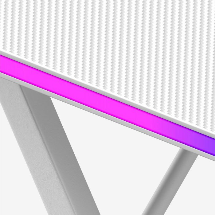 Mesa de Escritorio Gaming Huzaro HZ-Hero 2.5 White RGB Blanco 120 x 75 x 60 cm 3 Mesa de Escritorio Gaming Huzaro HZ-Hero 2.5 White RGB Blanco 120 x 75 x 60 cm 3