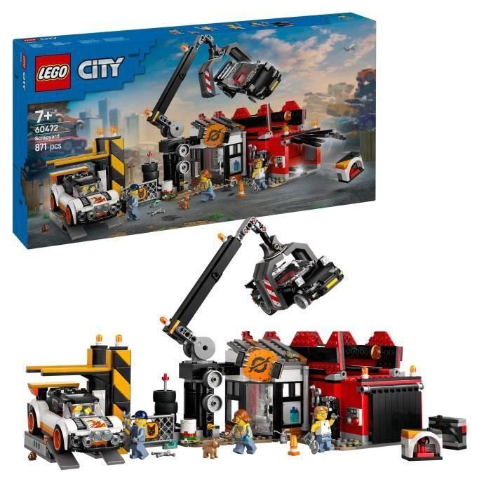 LEGO City 60472 Depósito de chatarra de coches: juguete de construcción para niños y niñas a partir de 7 años LEGO City 60472 Depósito de chatarra de coches: juguete de construcción para niños y niñas a partir de 7 años