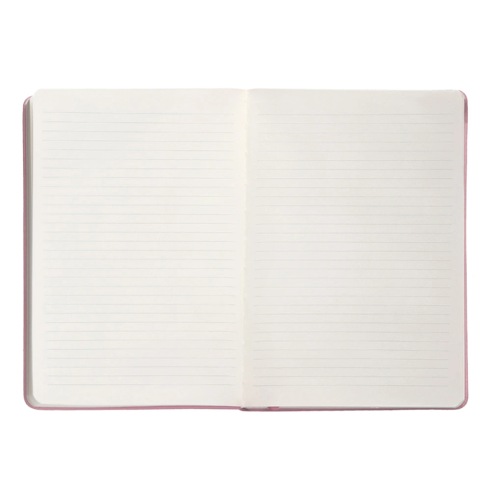 Antartik Cuaderno A5 Tapa Dura Hojas Rayas Rosa Pastel 100 Hojas 80gr FSC 7