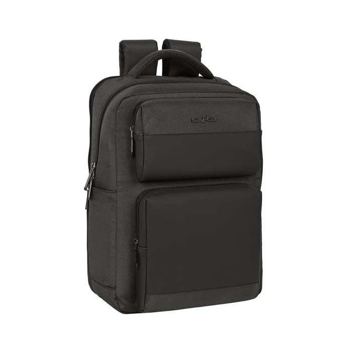Safta Business Mochila Escolar Portátil 15.6" con USB, 2 Bolsillos Black-Blue-Grey (310x130x440 mm) 0 Safta Business Mochila Escolar Portátil 15.6" con USB, 2 Bolsillos Black-Blue-Grey (310x130x440 mm) 0