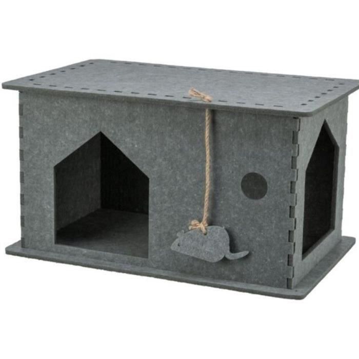 Trixie TRI4057589362711 Refugio Lene de Fieltro Gris 54 x 30 x 35 cm Trixie TRI4057589362711 Refugio Lene de Fieltro Gris 54 x 30 x 35 cm