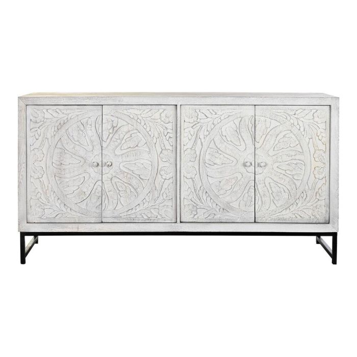 Buffet Indio DKD Home Decor Blanco 38 x 80 x 150 cm 4