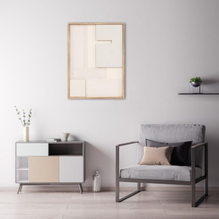 Cuadro Scandi DKD Home Decor Blanco Natural 3.8 x 100 x 75 cm (2 Unidades) 3 Cuadro Scandi DKD Home Decor Blanco Natural 3.8 x 100 x 75 cm (2 Unidades) 3