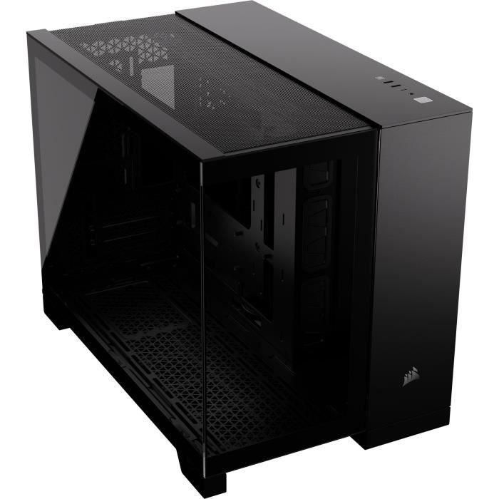 Caja para PC - CORSAIR - 2500X Vidrio Templado Micro ATX de Doble Cámara - Negro 1