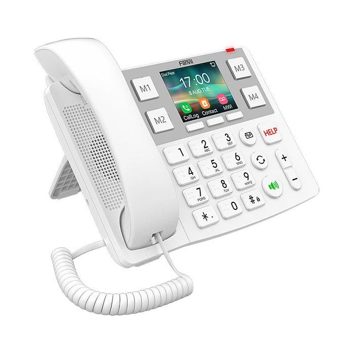 Fanvil X305 Teléfono IP Blanco, 2 líneas, Pantalla LCD