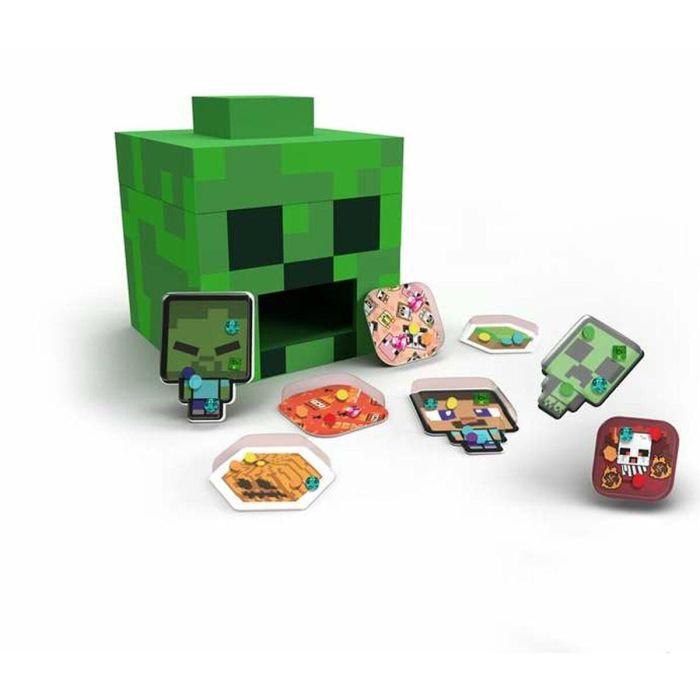 Bizak Pegatinas 3D Minecraft: Crea tus Propias con Fondos, Formas, Mixers y 2 Personajes (+6 Años) 1 Bizak Pegatinas 3D Minecraft: Crea tus Propias con Fondos, Formas, Mixers y 2 Personajes (+6 Años) 1