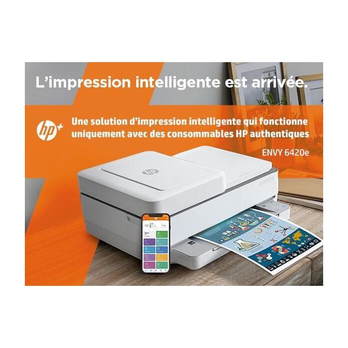 HP ENVY 6420e All-in-One Printer, Thermal Inkjet, 100 x 150 mm, 4800 x 1200dpi, 10ppm, A4, 800MHz, WiFi, Bluetooth, LED 7 HP ENVY 6420e All-in-One Printer, Thermal Inkjet, 100 x 150 mm, 4800 x 1200dpi, 10ppm, A4, 800MHz, WiFi, Bluetooth, LED 7