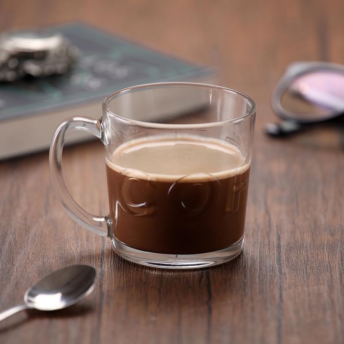 Versa Taza de Cristal para Café 270 ml (6 Unidades) 1 Versa Taza de Cristal para Café 270 ml (6 Unidades) 1