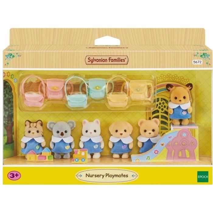 Amigos de la guardería - SYLVANIAN FAMILIES - 5672 - Caja de 6 figuras de bebé con accesorios Amigos de la guardería - SYLVANIAN FAMILIES - 5672 - Caja de 6 figuras de bebé con accesorios