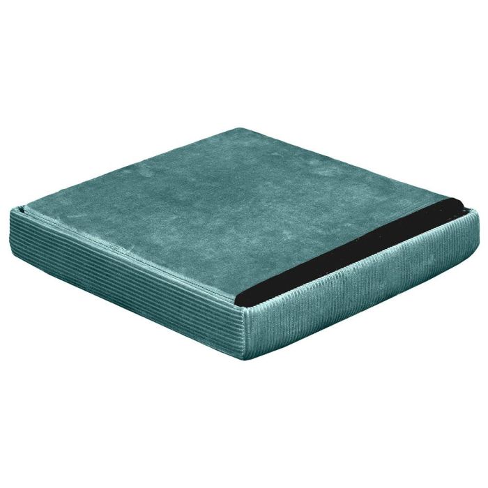 Home Deco Factory Puf Plegable Azul Terciopelo Lounge Giulia Medidas 38x38x38 cm Capacidad 110 kg 4