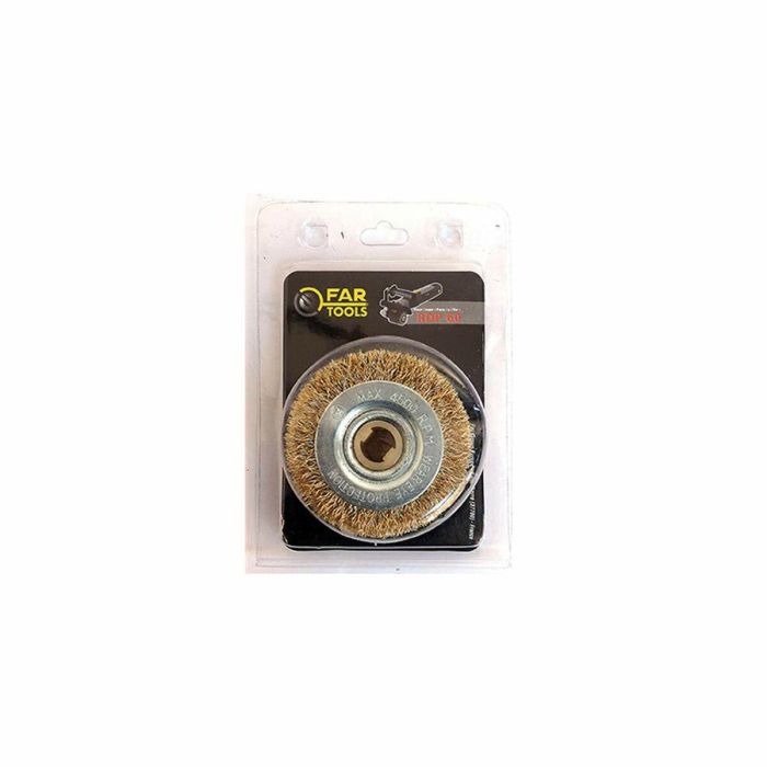 Fartools Cepillo de latón Ø 65 mm Espesor 10 mm x1 2