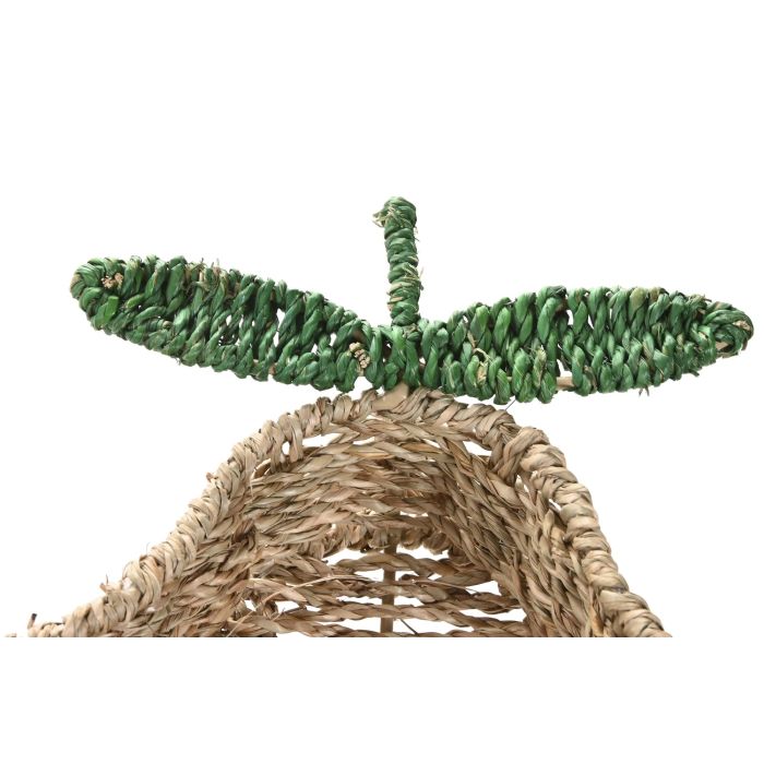 Centro Mesa Tropical DKD Home Decor Natural Verde 32 x 8 x 33 cm Set de 2 (2 Unidades) 2 Centro Mesa Tropical DKD Home Decor Natural Verde 32 x 8 x 33 cm Set de 2 (2 Unidades) 2