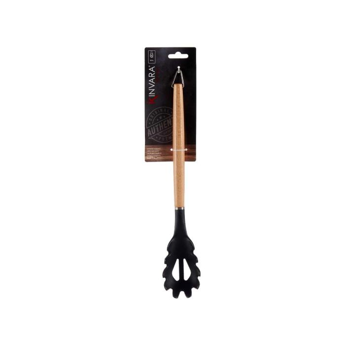 Kinvara Cuchara para Espaguetis de Nylon con Mango de Madera de Haya 32 cm (48 Unidades) 2 Kinvara Cuchara para Espaguetis de Nylon con Mango de Madera de Haya 32 cm (48 Unidades) 2