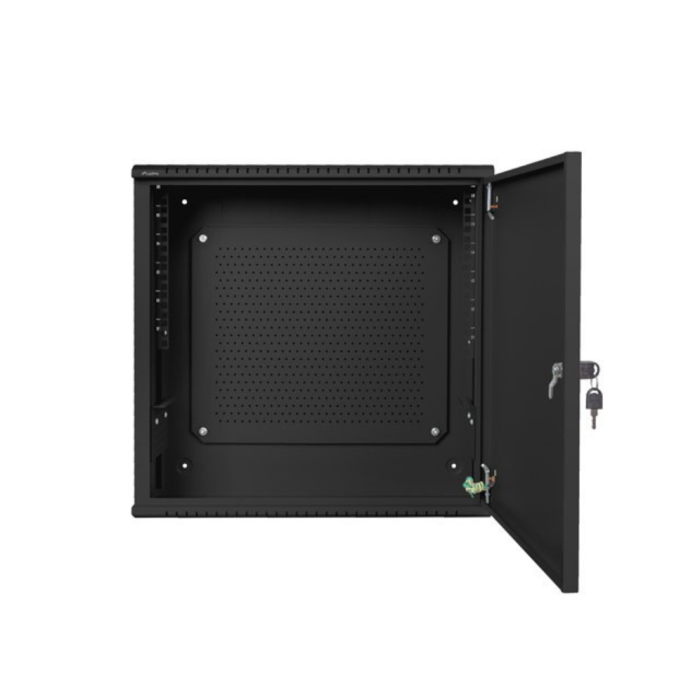 Lanberg WAF1-5203-06-00B Armario Rack 6U Bastidor de Pared con Capacidad de 60 kg, Protección IP20 y Bloqueo, Color Negro 5