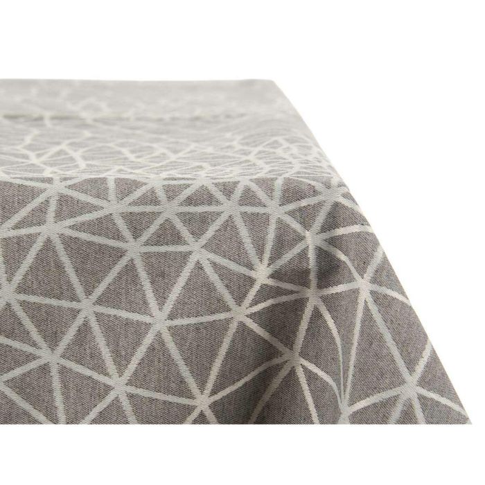 Mantel Kinvara BABEL GRIS 48 Blanco Gris Jacquard 1