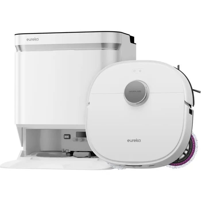 Eureka J15 Pro Ultra Robot Aspirador 16.200 Pa con Mopa Extensible FlexiMop Calentada a 75 °C Blanco 1 Eureka J15 Pro Ultra Robot Aspirador 16.200 Pa con Mopa Extensible FlexiMop Calentada a 75 °C Blanco 1