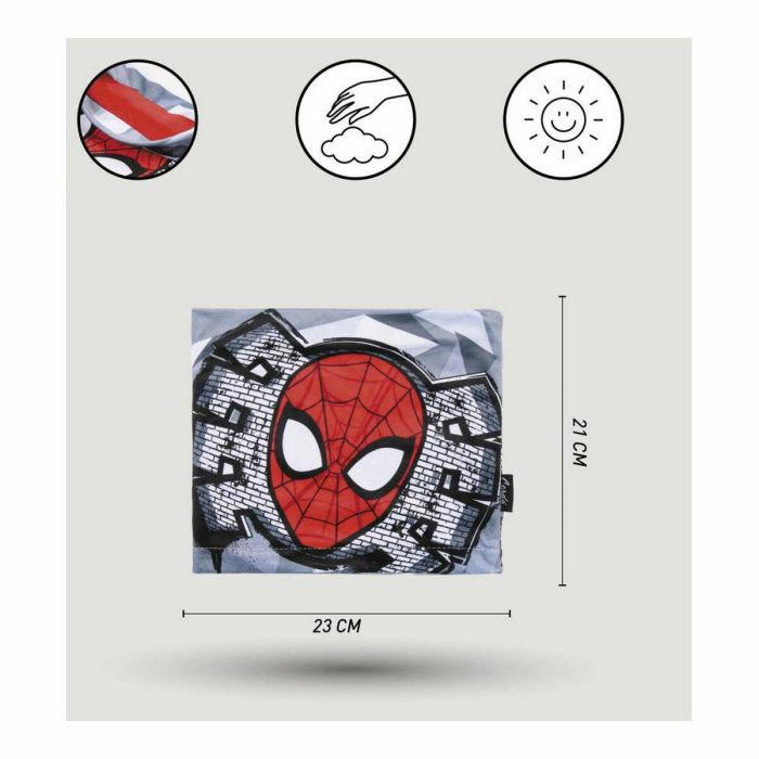Cerdá Braga Cuello Spiderman para Niños | Bufanda Tubular Infantil 3-12 Años | 100% Poliéster Color Gris 10 Cerdá Braga Cuello Spiderman para Niños | Bufanda Tubular Infantil 3-12 Años | 100% Poliéster Color Gris 10